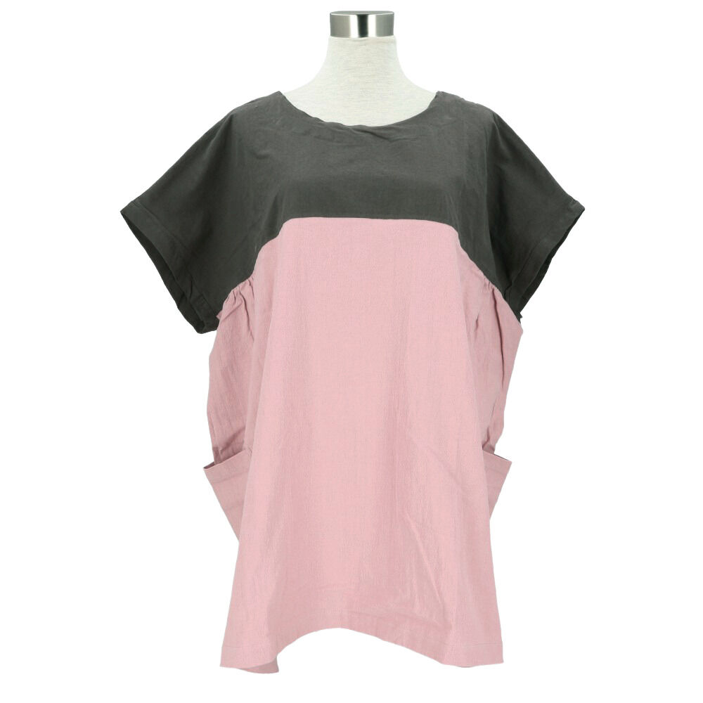 BACKYARD FAMILY「FABORI ファボリ かっぽう着 半袖 通販 割烹着 割ぽう着 半袖割烹着 エプロン」|その他|パープル1