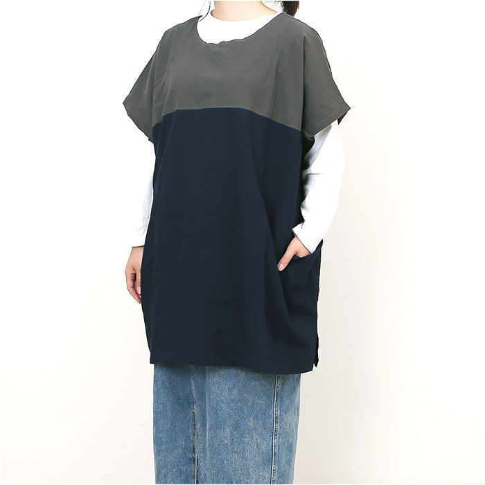 BACKYARD FAMILY「FABORI ファボリ かっぽう着 半袖 通販 割烹着 割ぽう着 半袖割烹着 エプロン」|その他|