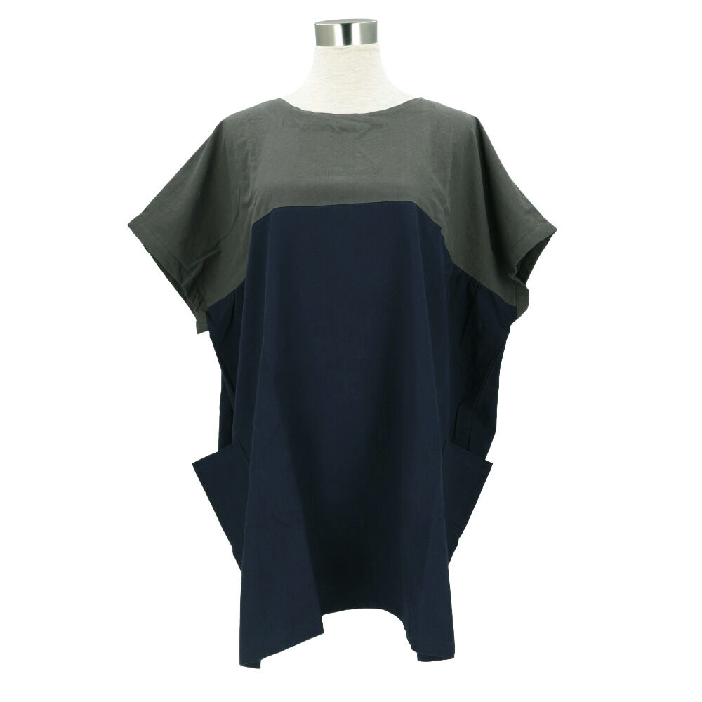 BACKYARD FAMILY「FABORI ファボリ かっぽう着 半袖 通販 割烹着 割ぽう着 半袖割烹着 エプロン」|その他|ブルー1