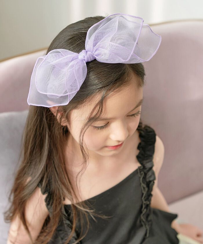 BACKYARD FAMILY「カチューシャ キッズ リボン 大きめ 通販 リボンカチューシャ 髪飾り 女の子 子供 子ども」|その他|