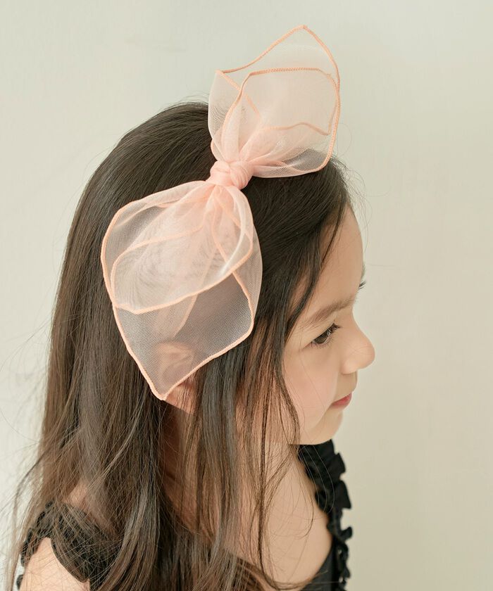 BACKYARD FAMILY「カチューシャ キッズ リボン 大きめ 通販 リボンカチューシャ 髪飾り 女の子 子供 子ども」|その他|