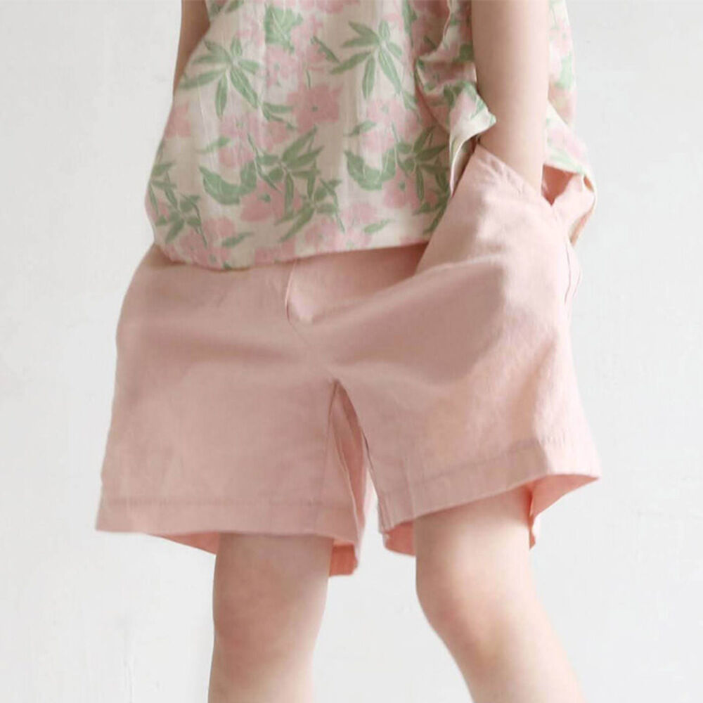 BACKYARD FAMILY「Rora ショートパンツ キッズ 通販 ローラ ハーフパンツ ライラ コットンショートパンツ」|その他|ピンク1