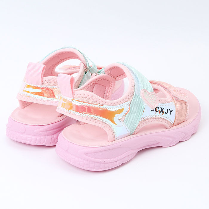 BACKYARD FAMILY「キッズ サンダル 通販 スポーツサンダル ビーチサンダル 子ども靴 前あき アクアシューズ 子供靴」|サンダル|