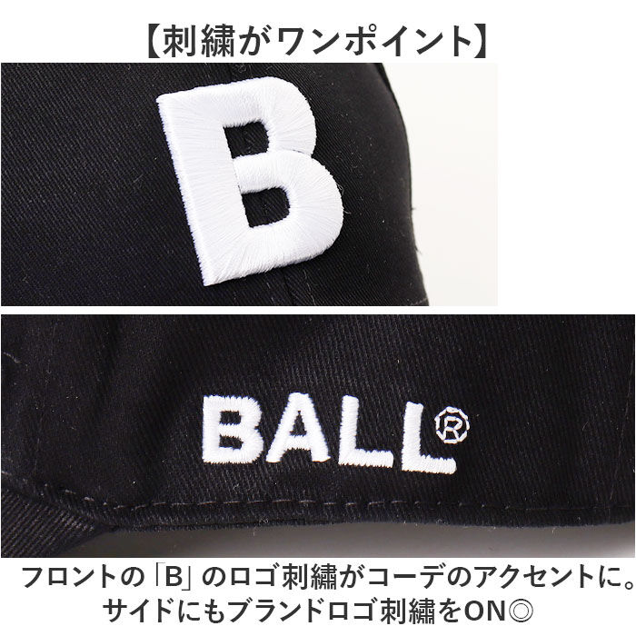 BACKYARD FAMILY「BALL キャップ ボール 63255 通販 帽子 ベースボールキャップ 野球帽 ロゴキャップ」|キャップ・キャスケット|
