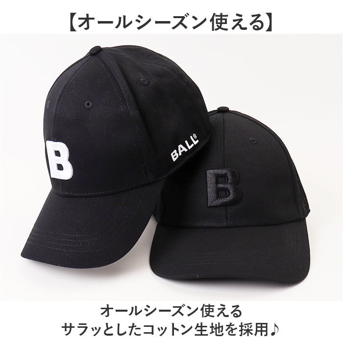 BACKYARD FAMILY「BALL キャップ ボール 63255 通販 帽子 ベースボールキャップ 野球帽 ロゴキャップ」|キャップ・キャスケット|