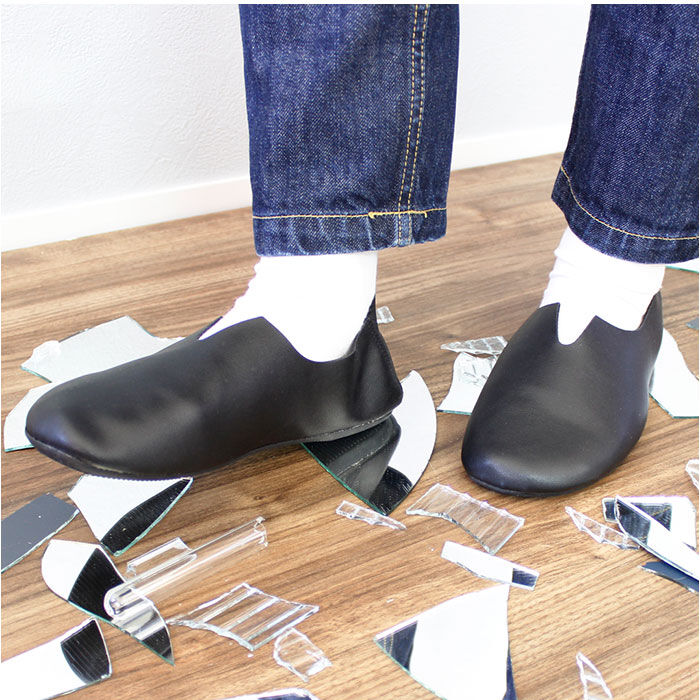 BACKYARD FAMILY「防災スリッパ 踏み抜き防止 通販 スリッパ 防災 防災ルームシューズ 携帯スリッパ 折らない」|ルームシューズ|