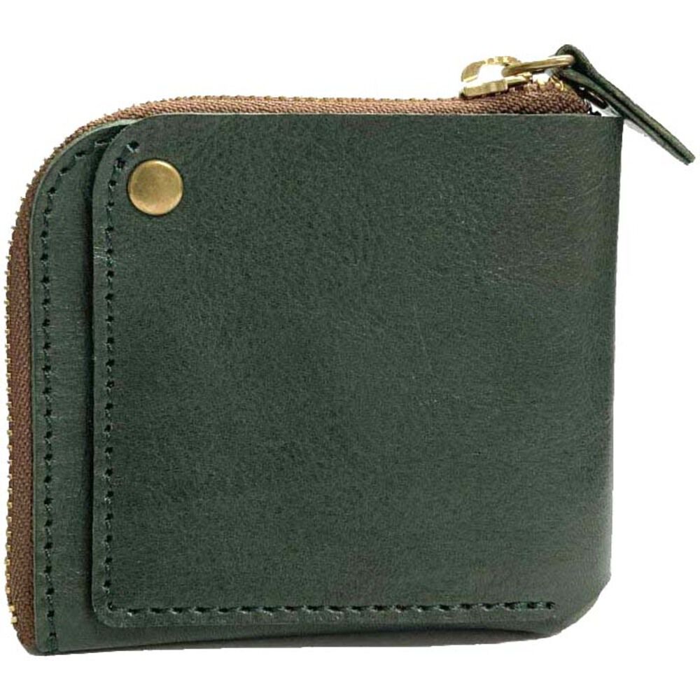 BACKYARD FAMILY「財布 二つ折り 本革 日本製 通販 二つ折り財布 2つ折り財布 折りたたみ財布 折り財布 本革財布」|財布|グリーン1