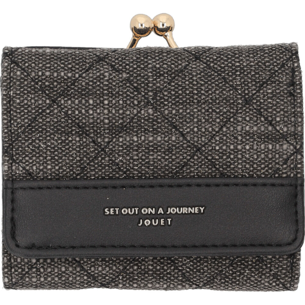 BACKYARD FAMILY「がま口財布 通販 JOUET ジョエット ミニ財布 財布 さいふ 合成皮革 コンパクト 小銭入れ」|財布|ブラック2