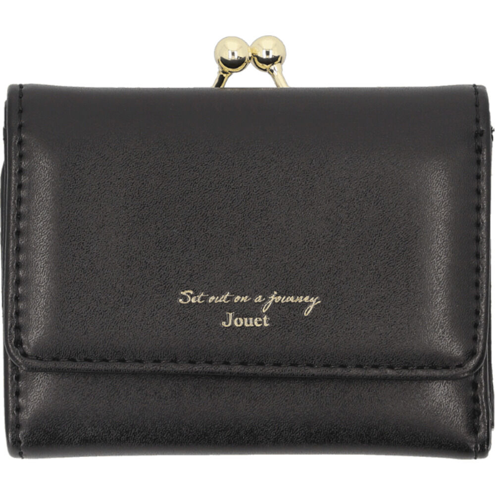 BACKYARD FAMILY「がま口財布 通販 JOUET ジョエット ミニ財布 財布 さいふ 合成皮革 コンパクト 小銭入れ」|財布|ブラック4