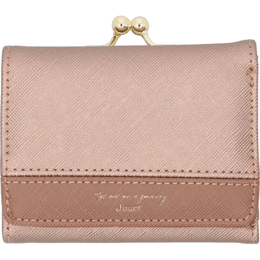 BACKYARD FAMILY「がま口財布 通販 JOUET ジョエット ミニ財布 財布 さいふ 合成皮革 コンパクト 小銭入れ」|財布|ブラウン1