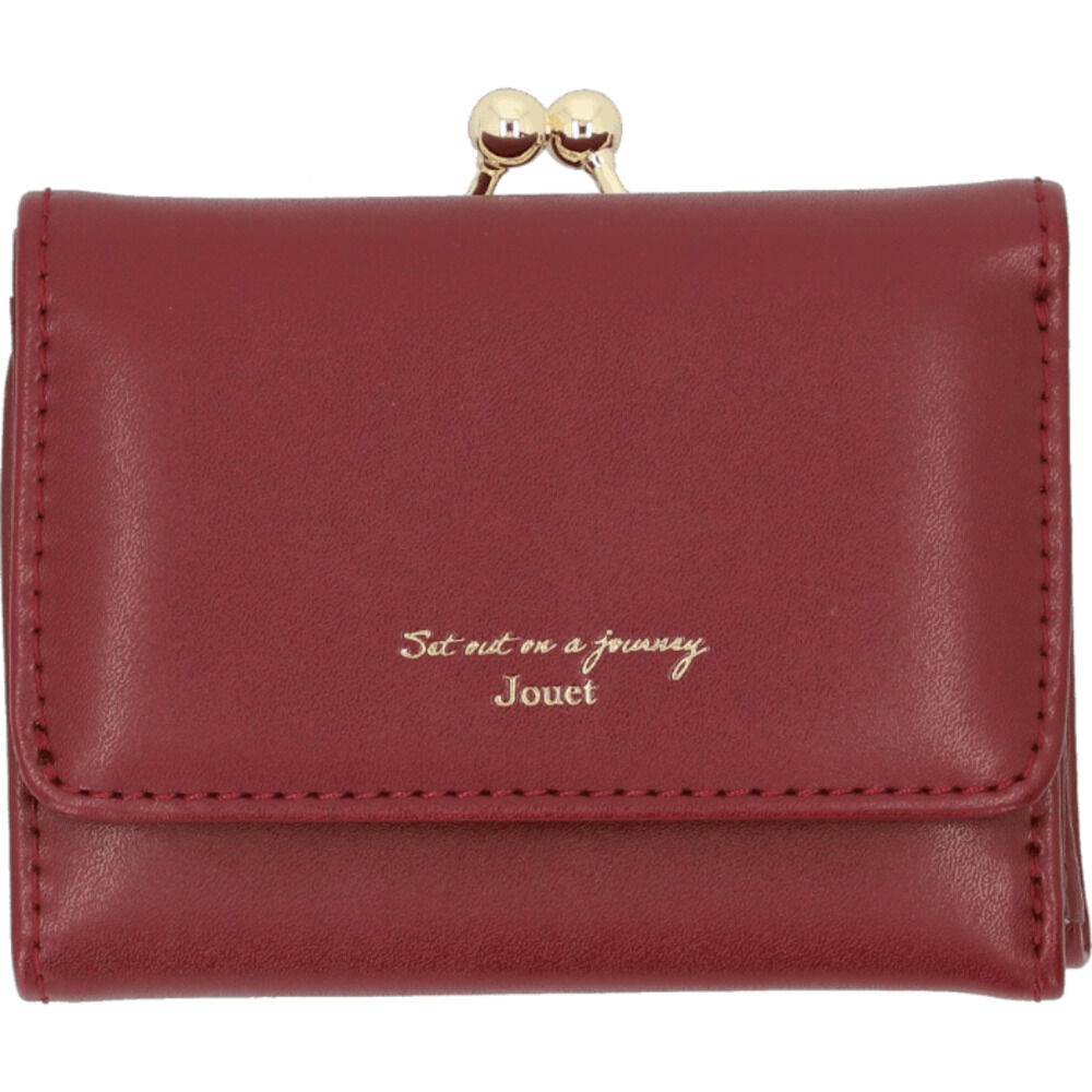 BACKYARD FAMILY「がま口財布 通販 JOUET ジョエット ミニ財布 財布 さいふ 合成皮革 コンパクト 小銭入れ」|財布|レッド1