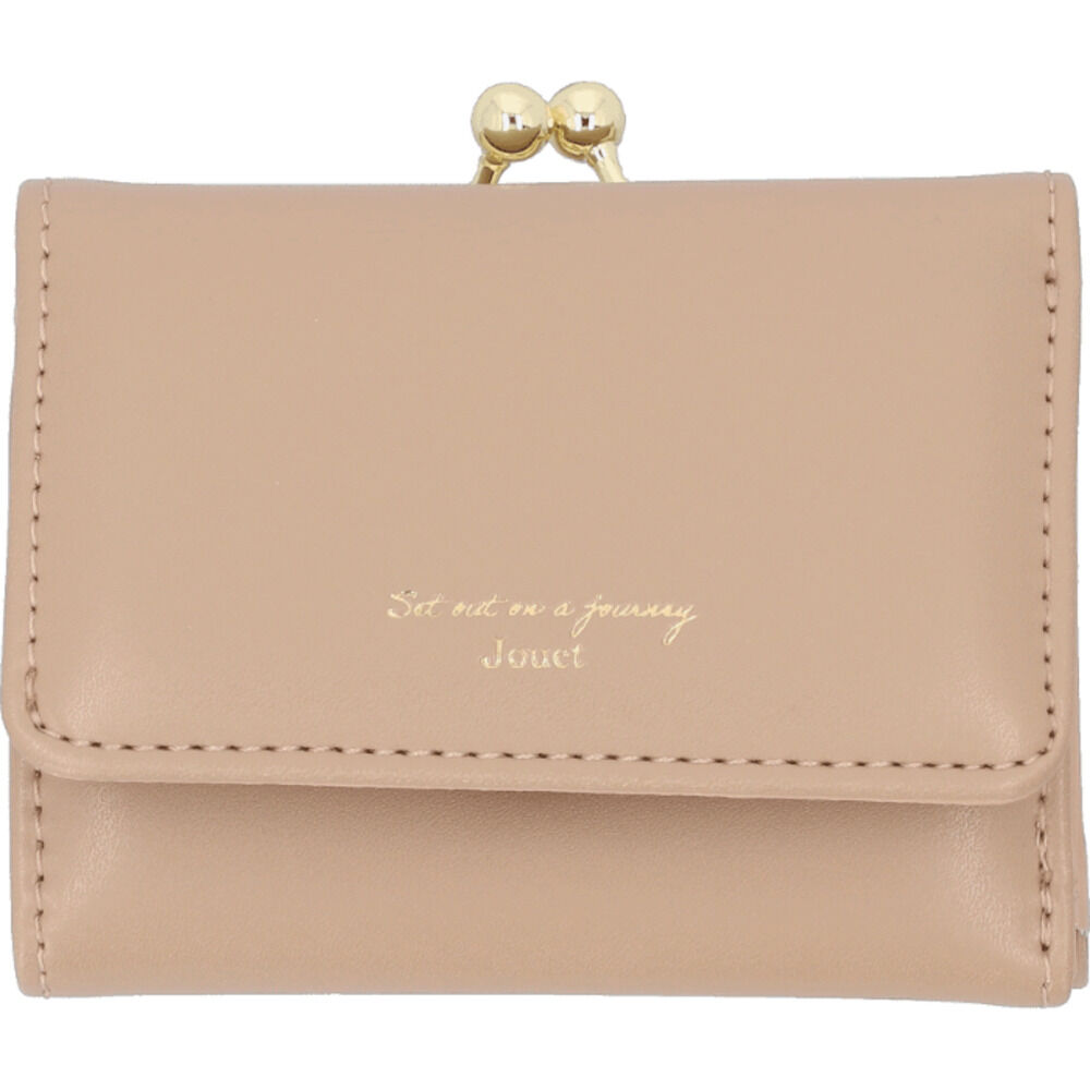 BACKYARD FAMILY「がま口財布 通販 JOUET ジョエット ミニ財布 財布 さいふ 合成皮革 コンパクト 小銭入れ」|財布|ベージュ2