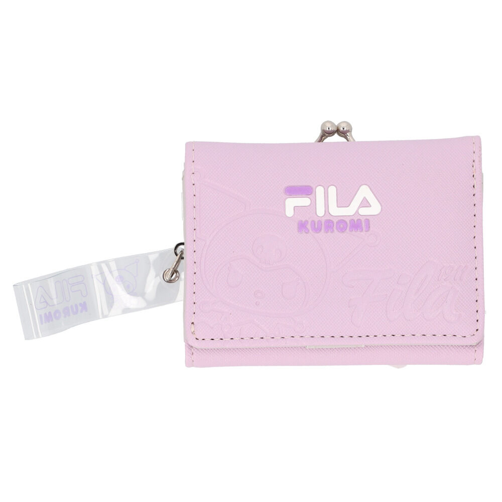 BACKYARD FAMILY「サンリオ 二つ折り財布 sanrio 通販 フィラ FILA 財布 がま口コンパクト財布 お財布」|財布|パープル1
