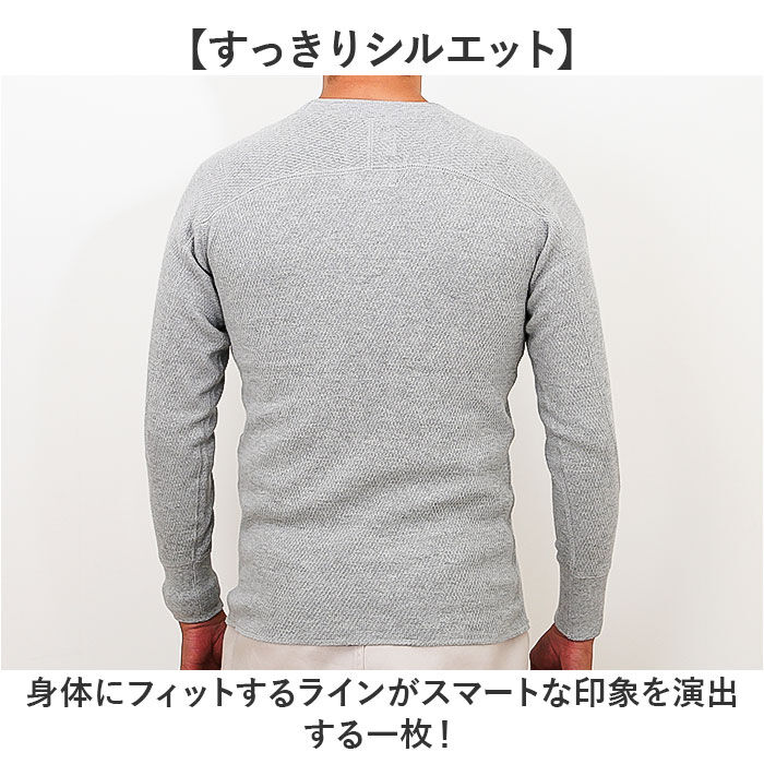 BACKYARD FAMILY「サーマル ロンt メンズ 通販 ロングTシャツ 長袖tシャツ 長袖 tシャツ クルーネック」|Tシャツ・カットソー|