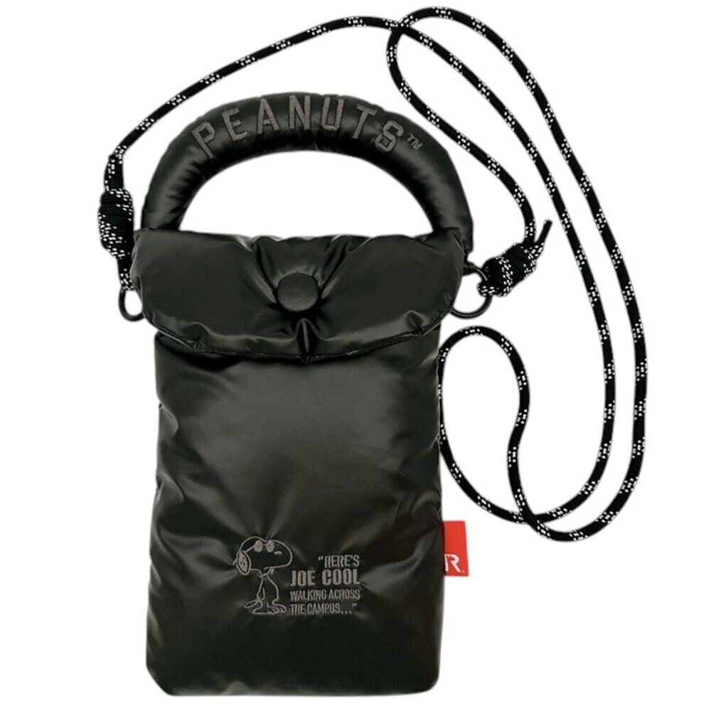 ROOTOTE「ルートート スヌーピー ROOTOTE 8452 通販 ショルダーバッグ ミニショルダーバッグ」|ショルダー・メッセンジャー|ブラック1