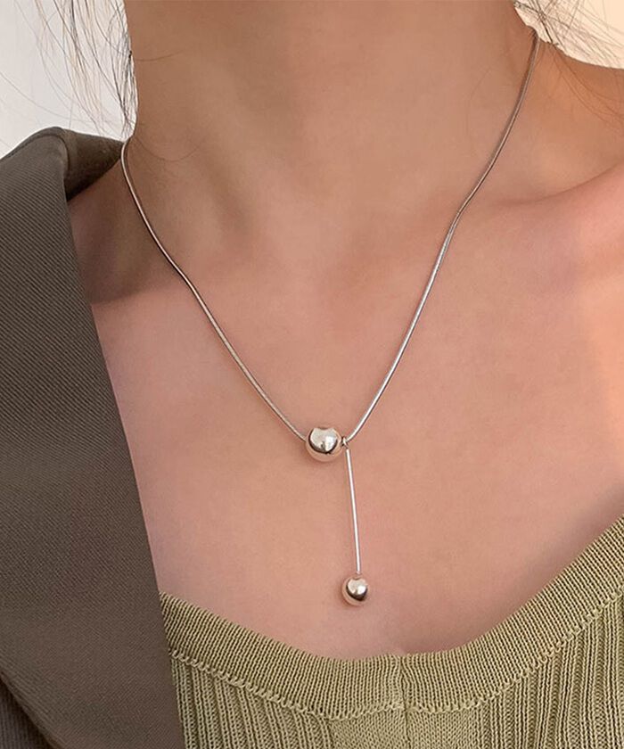 BACKYARD FAMILY「ネックレス レディース シルバー 通販 ペンダント 首飾り アクセサリー ジュエリー ボール」|その他|