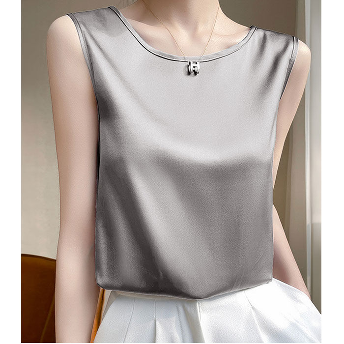 BACKYARD FAMILY「タンクトップ レディース ゆったり 通販 ノースリーブ さらさら ラウンドネック トップス」|その他|