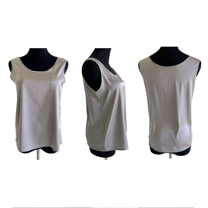 BACKYARD FAMILY「タンクトップ レディース ゆったり 通販 ノースリーブ さらさら ラウンドネック トップス」|その他|