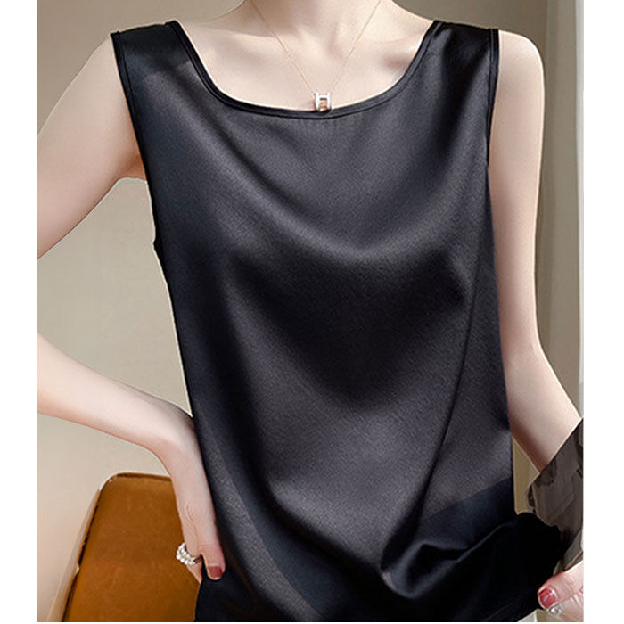 BACKYARD FAMILY「タンクトップ レディース ゆったり 通販 ノースリーブ さらさら ラウンドネック トップス」|その他|