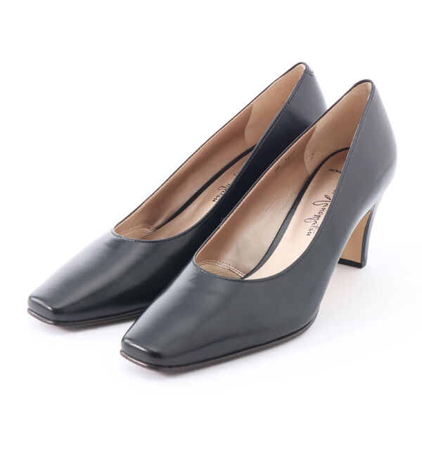 銀座かねまつ「RMMR1453BSKID  【ベーシック】【本革】ブラックパンプス【オケージョン対応】」|パンプス|ブラック