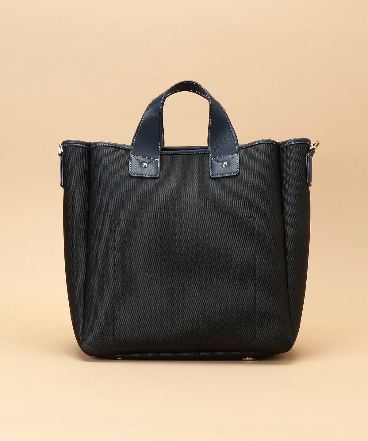 Samantha Thavasa「キャンバスデザイン 合皮スクエアトートバッグ 大サイズ」|トートバッグ|