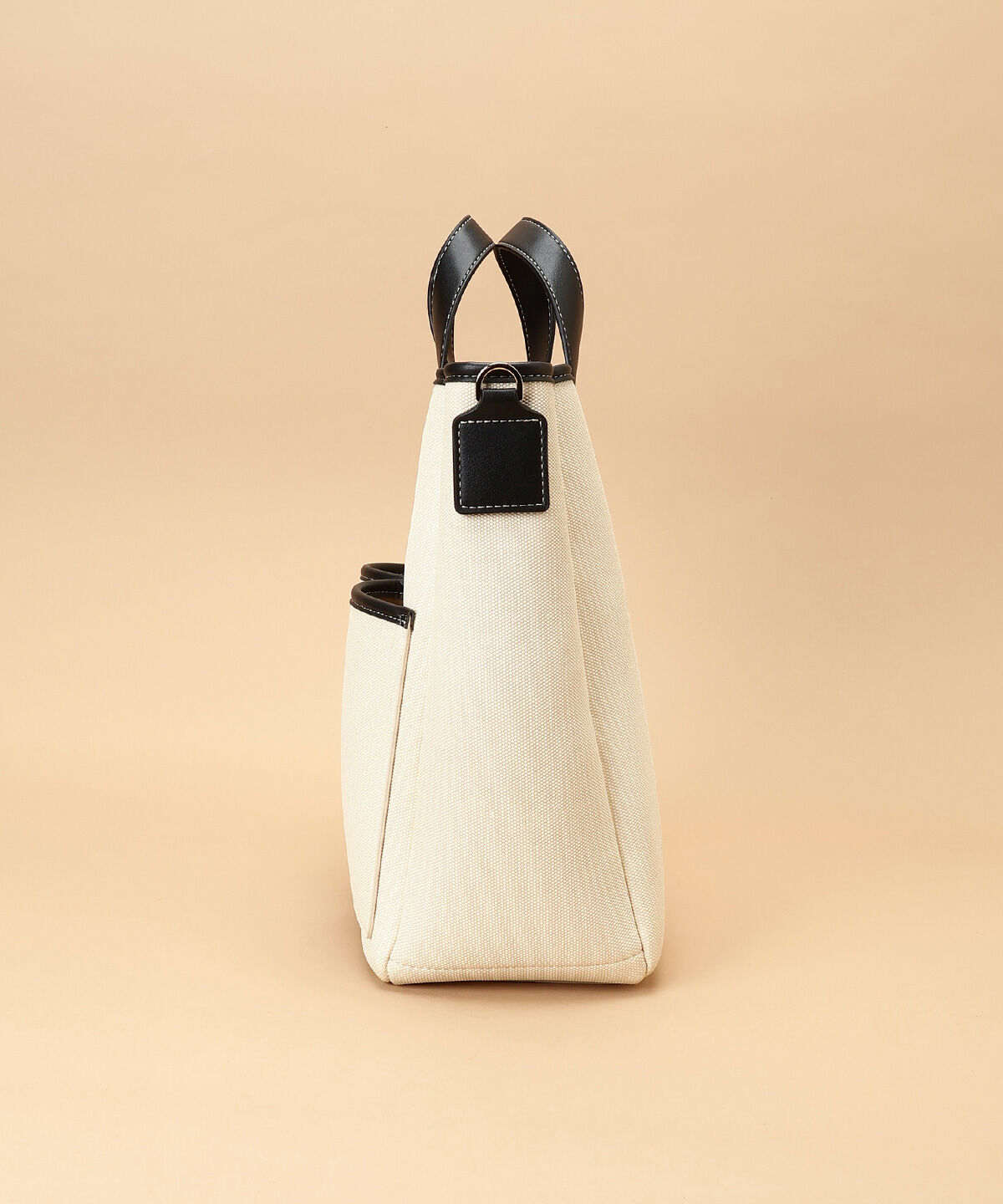 Samantha Thavasa「キャンバスデザイン 合皮スクエアトートバッグ 大サイズ」|トートバッグ|