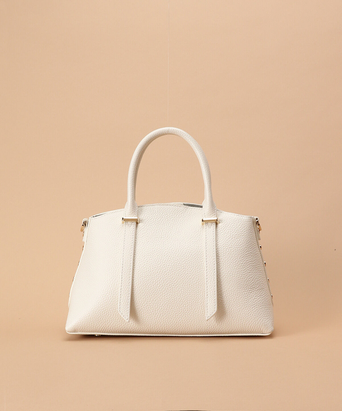 Samantha Thavasa「サイドスタッズ レザーハンドバッグ」|ハンドバッグ|