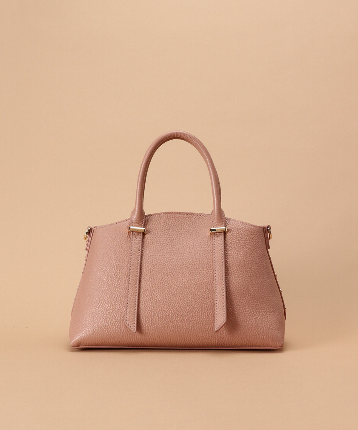 Samantha Thavasa「サイドスタッズ レザーハンドバッグ」|ハンドバッグ|