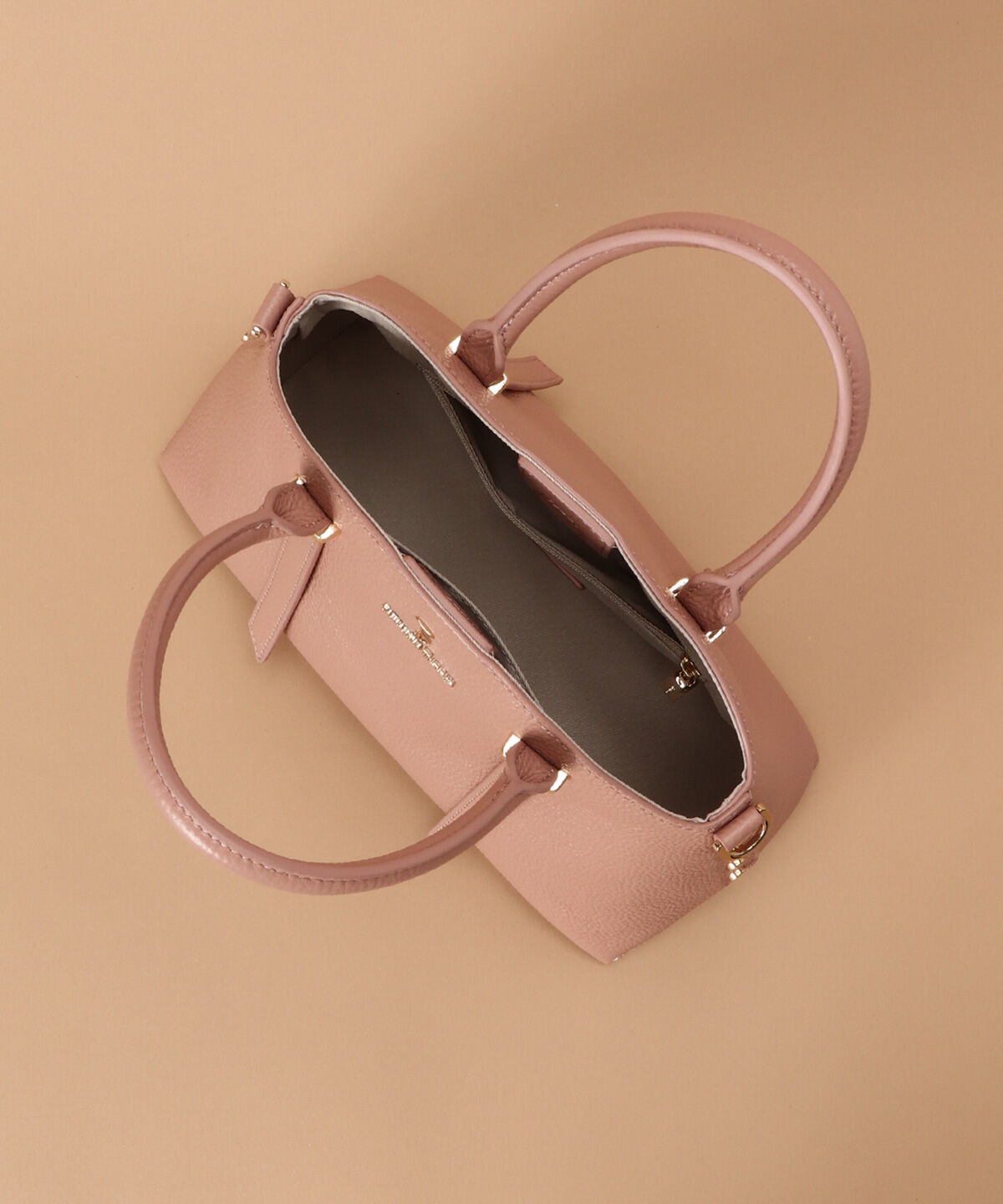 Samantha Thavasa「サイドスタッズ レザーハンドバッグ」|ハンドバッグ|