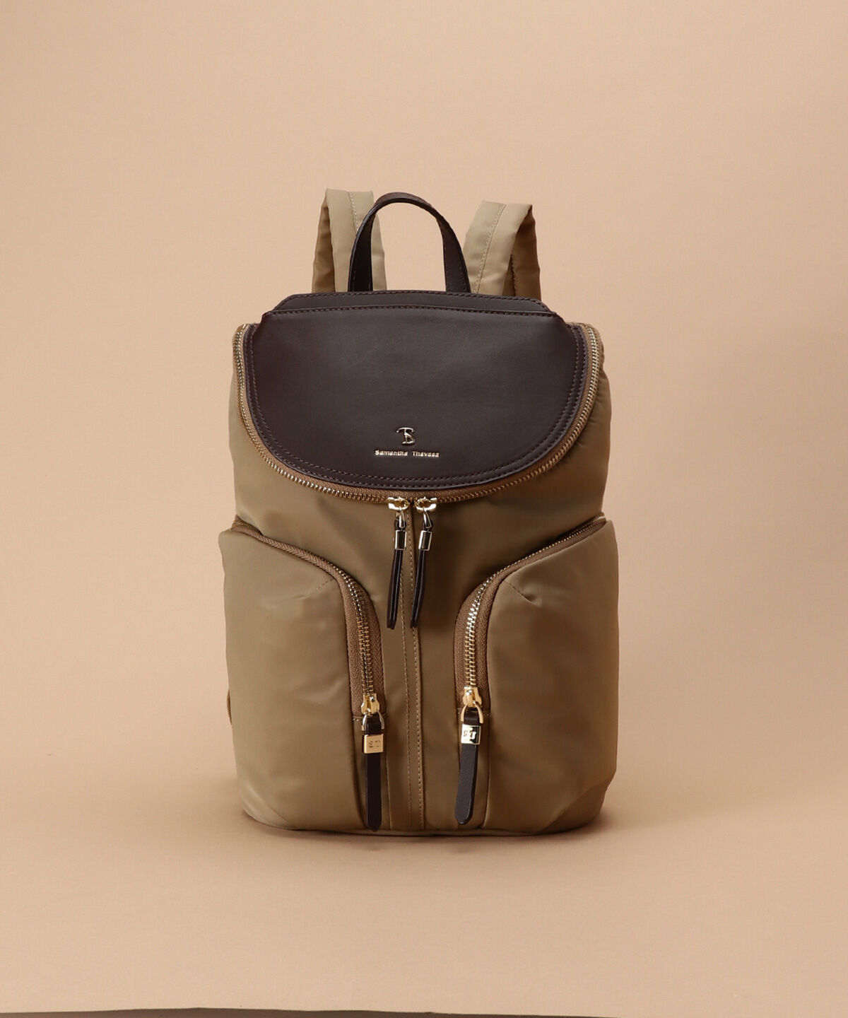 Samantha Thavasa「ナイロン&times;レザーコンビネーション リュック」|リュック|