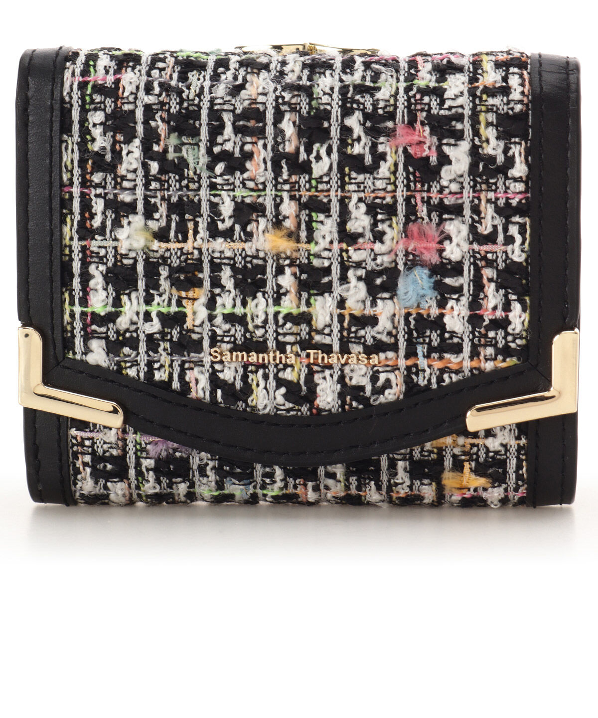 Samantha Thavasa「カラフルツイード 折財布」|財布|