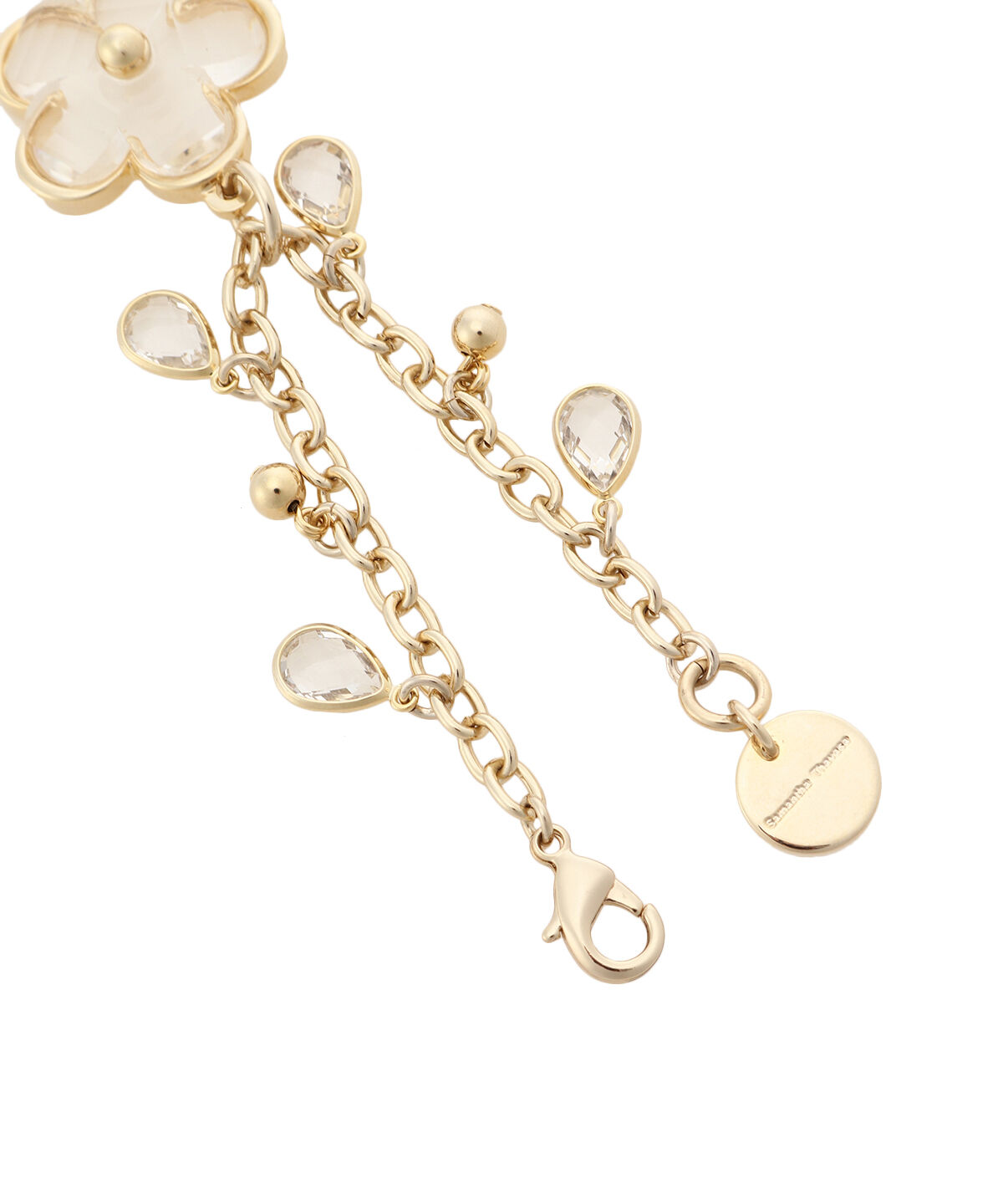 Samantha Thavasa「ガラス風フラワーチャーム」|チャーム・キーホルダー|