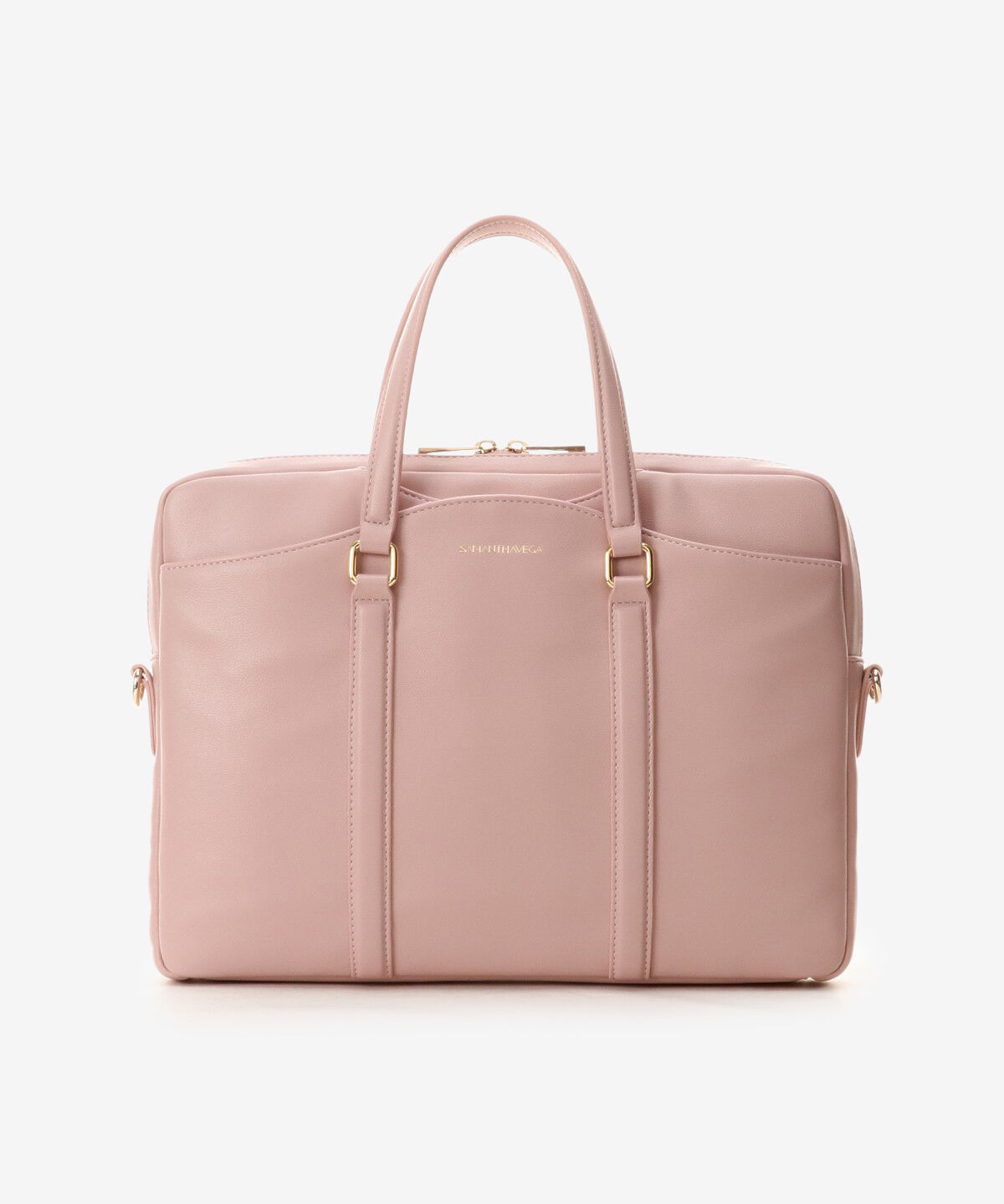 Samantha Vega「ファスナー付きパソコンバッグ　」|ビジネスバッグ|ピンク