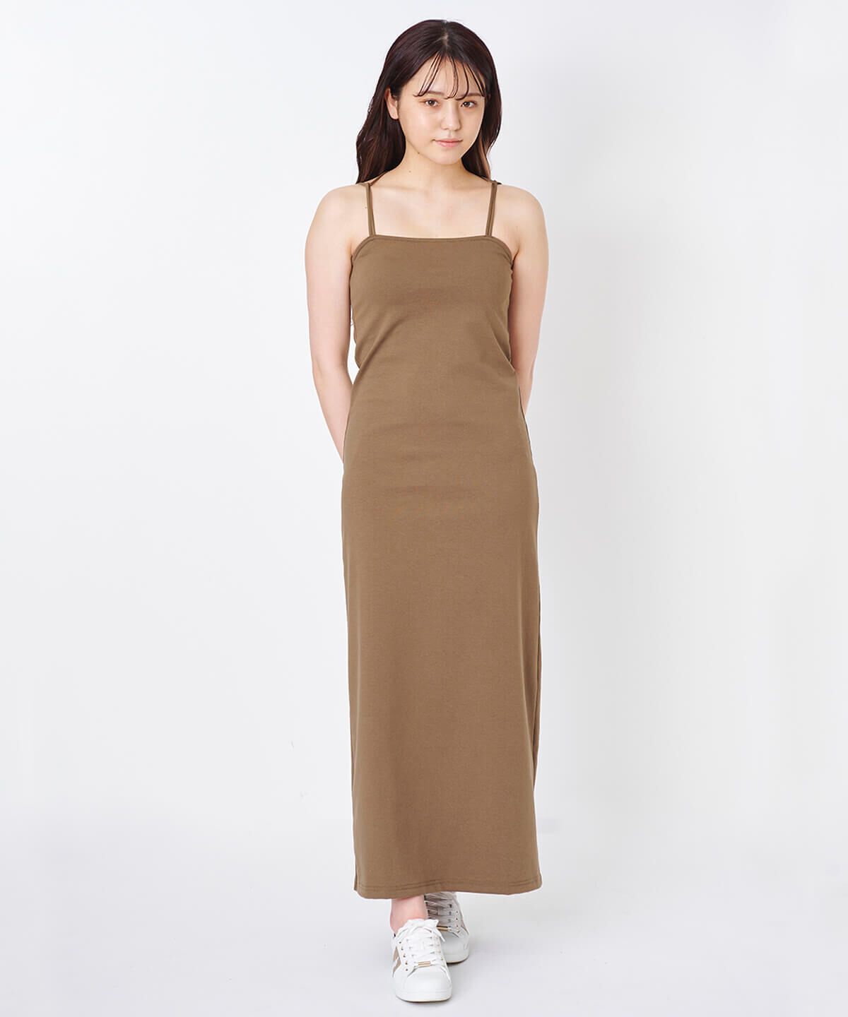 Samantha Vega「キャミソールロングワンピース」|その他|グレージュ