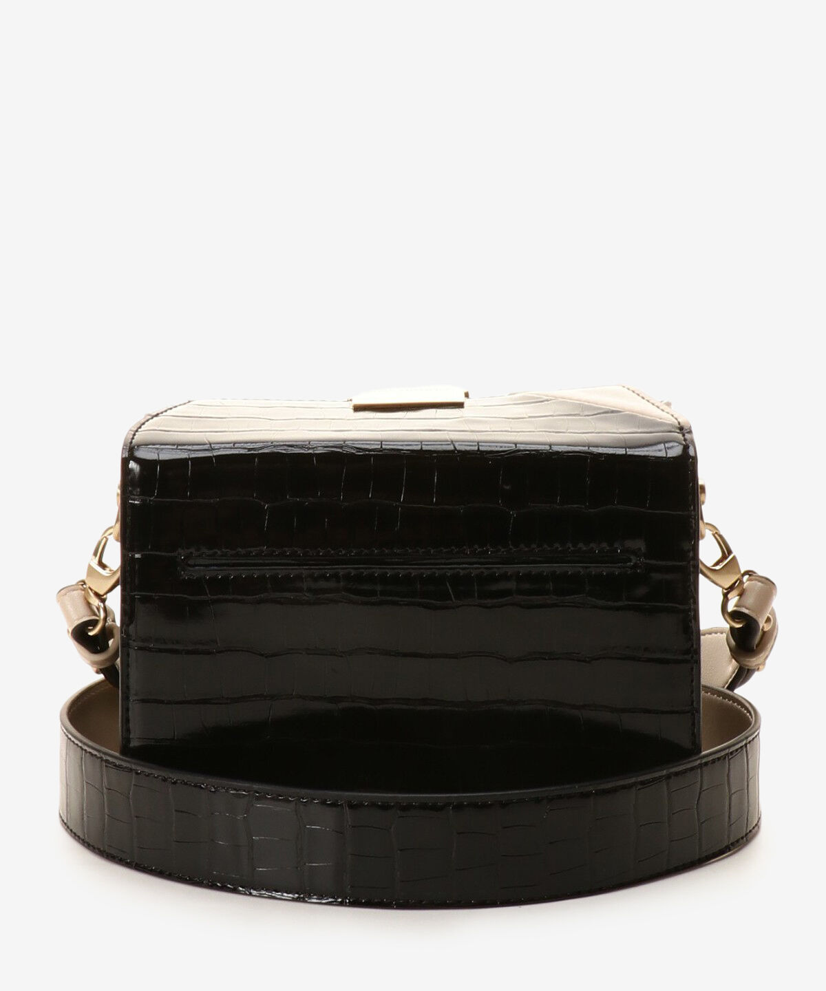 Samantha Vega「クロコ調スクエアバッグ」|ショルダー・メッセンジャー|