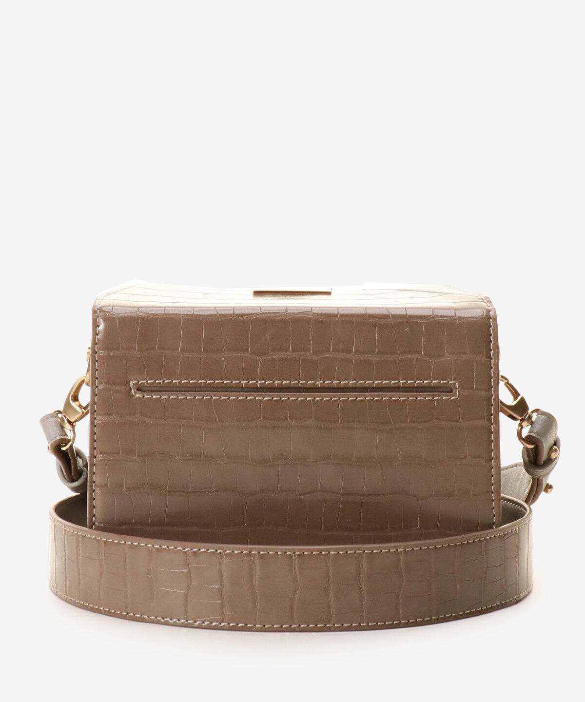 Samantha Vega「クロコ調スクエアバッグ」|ショルダー・メッセンジャー|