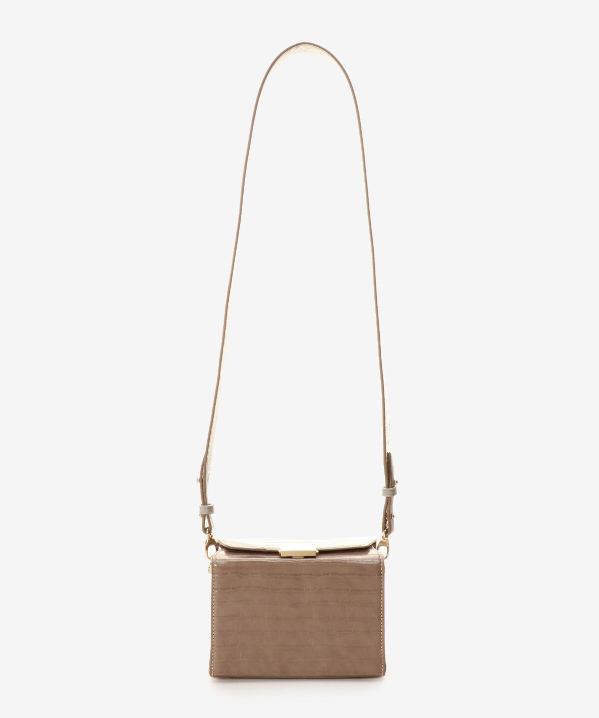 Samantha Vega「クロコ調スクエアバッグ」|ショルダー・メッセンジャー|