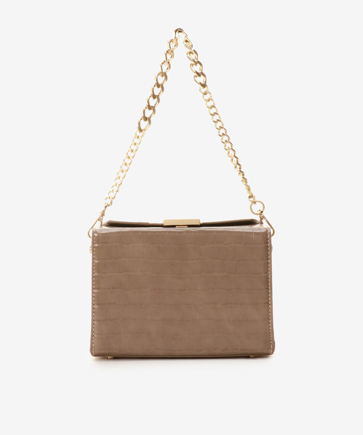 Samantha Vega「クロコ調スクエアバッグ」|ショルダー・メッセンジャー|