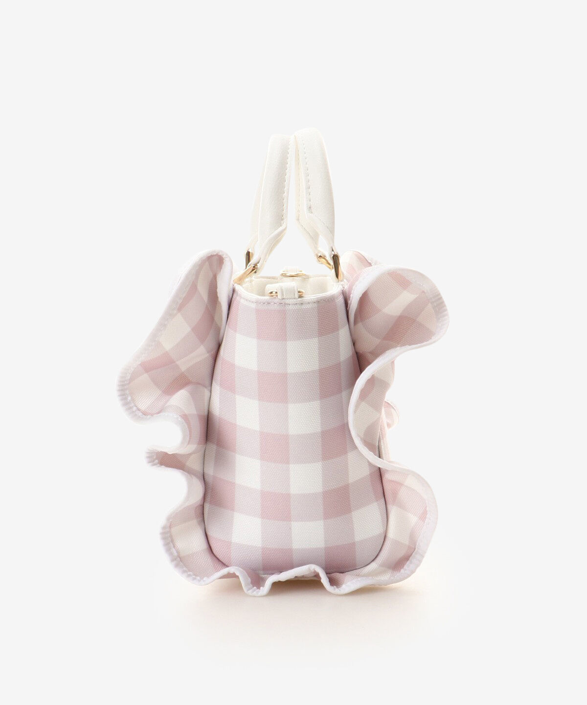 Samantha Vega「チェックフリルハンドバッグ（小）」|ハンドバッグ|