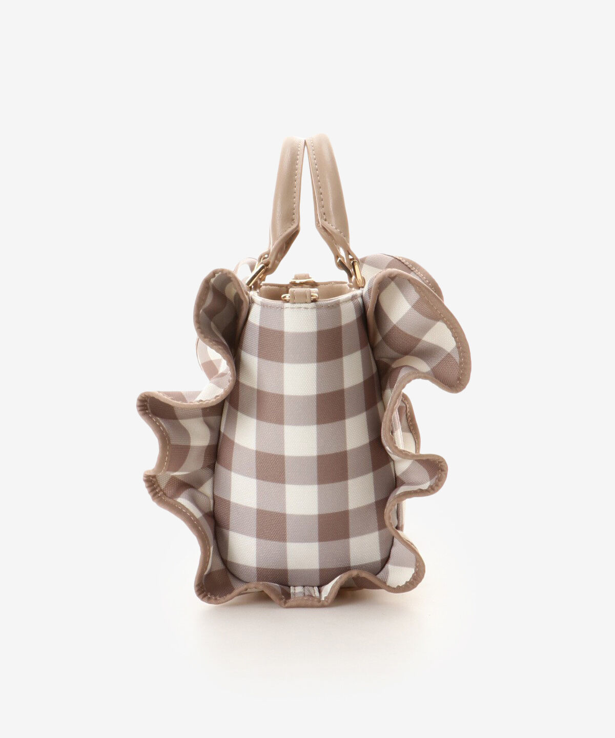 Samantha Vega「チェックフリルハンドバッグ（小）」|ハンドバッグ|
