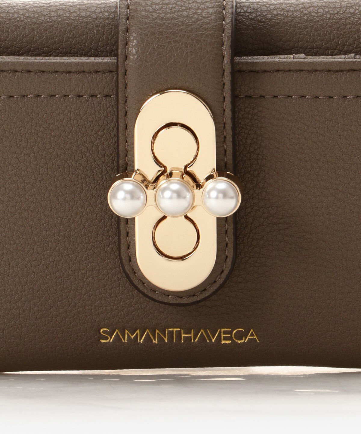 Samantha Vega「オリジナルパール金具折財布」|財布|