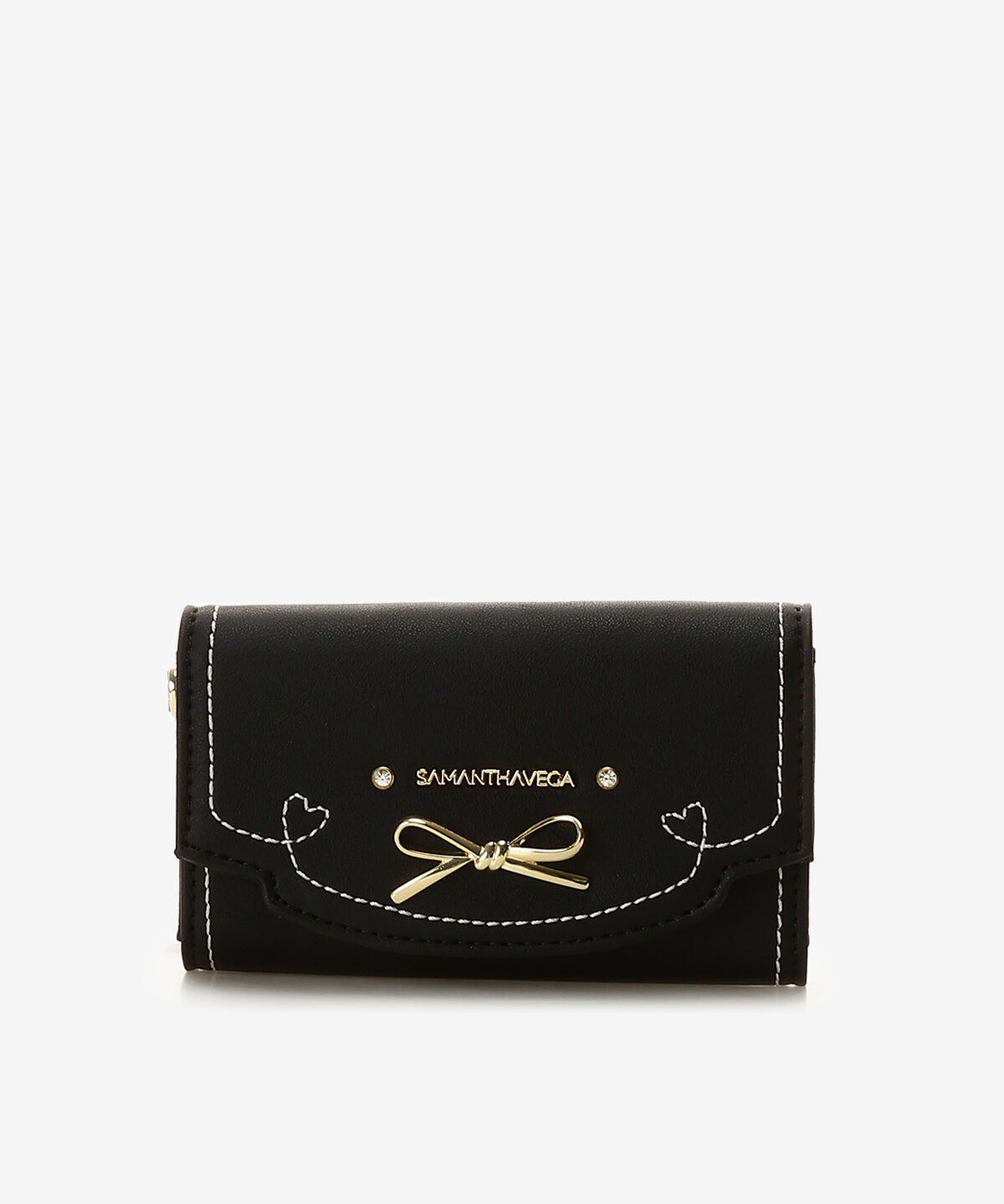 Samantha Vega「フリルリボンキーケース」|キーケース|ブラック
