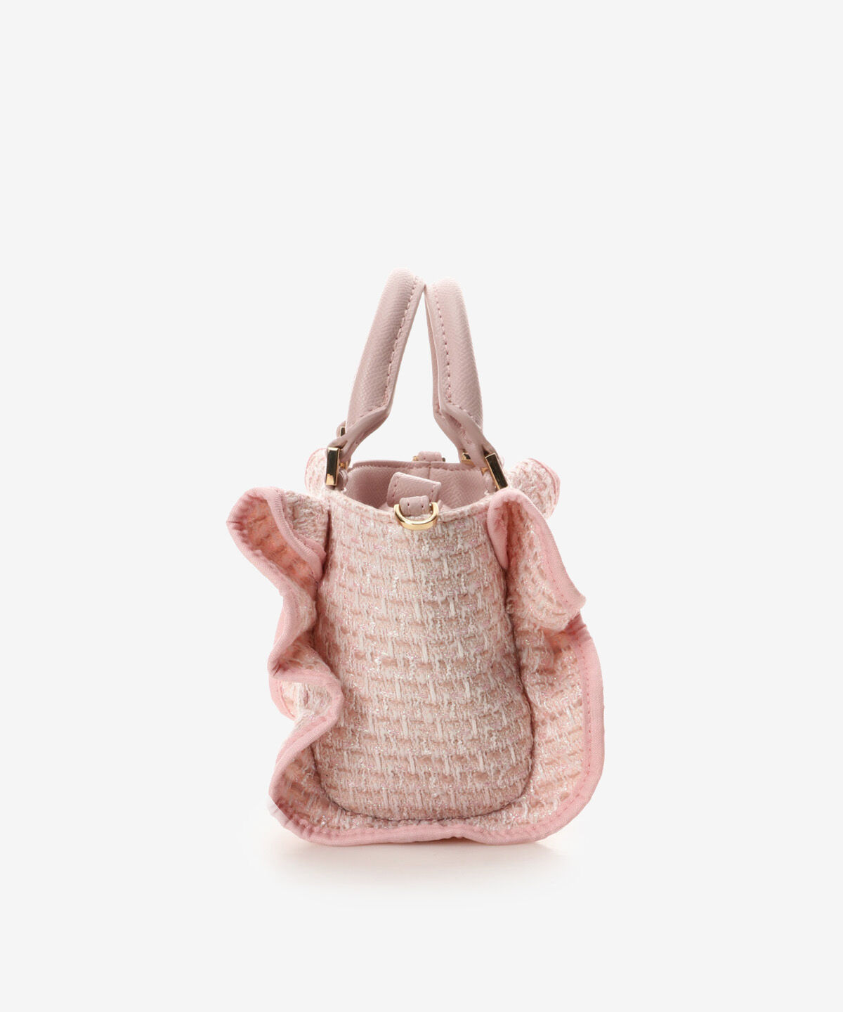 Samantha Vega「ツイードフリルハンドバッグ（ミニ）」|ショルダー・メッセンジャー|