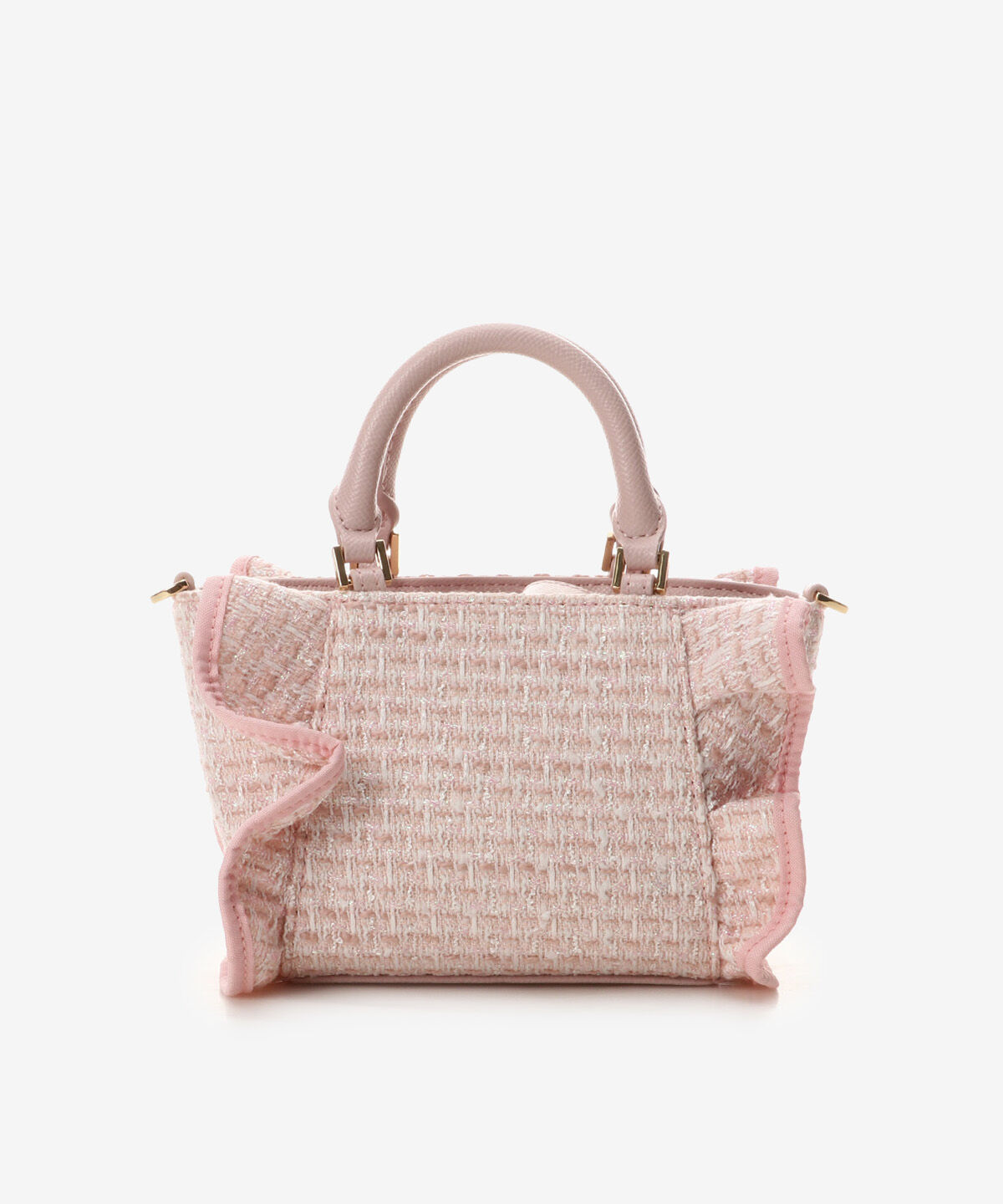 Samantha Vega「ツイードフリルハンドバッグ（ミニ）」|ショルダー・メッセンジャー|