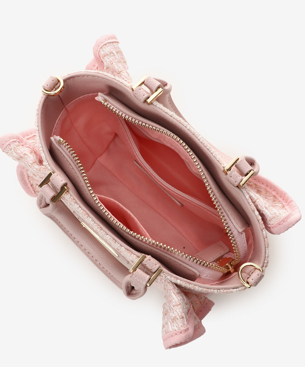 Samantha Vega「ツイードフリルハンドバッグ（ミニ）」|ショルダー・メッセンジャー|