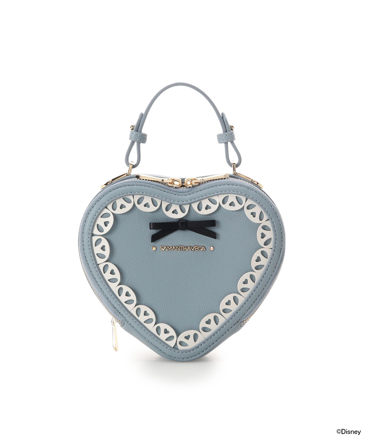 Samantha Vega「『ふしぎの国のｱﾘｽ』ｺﾚｸｼｮﾝ｢ｱﾘｽ｣ﾊｰﾄ型ｼｮﾙﾀﾞｰﾊ 」|ショルダー・メッセンジャー|ライトブルー