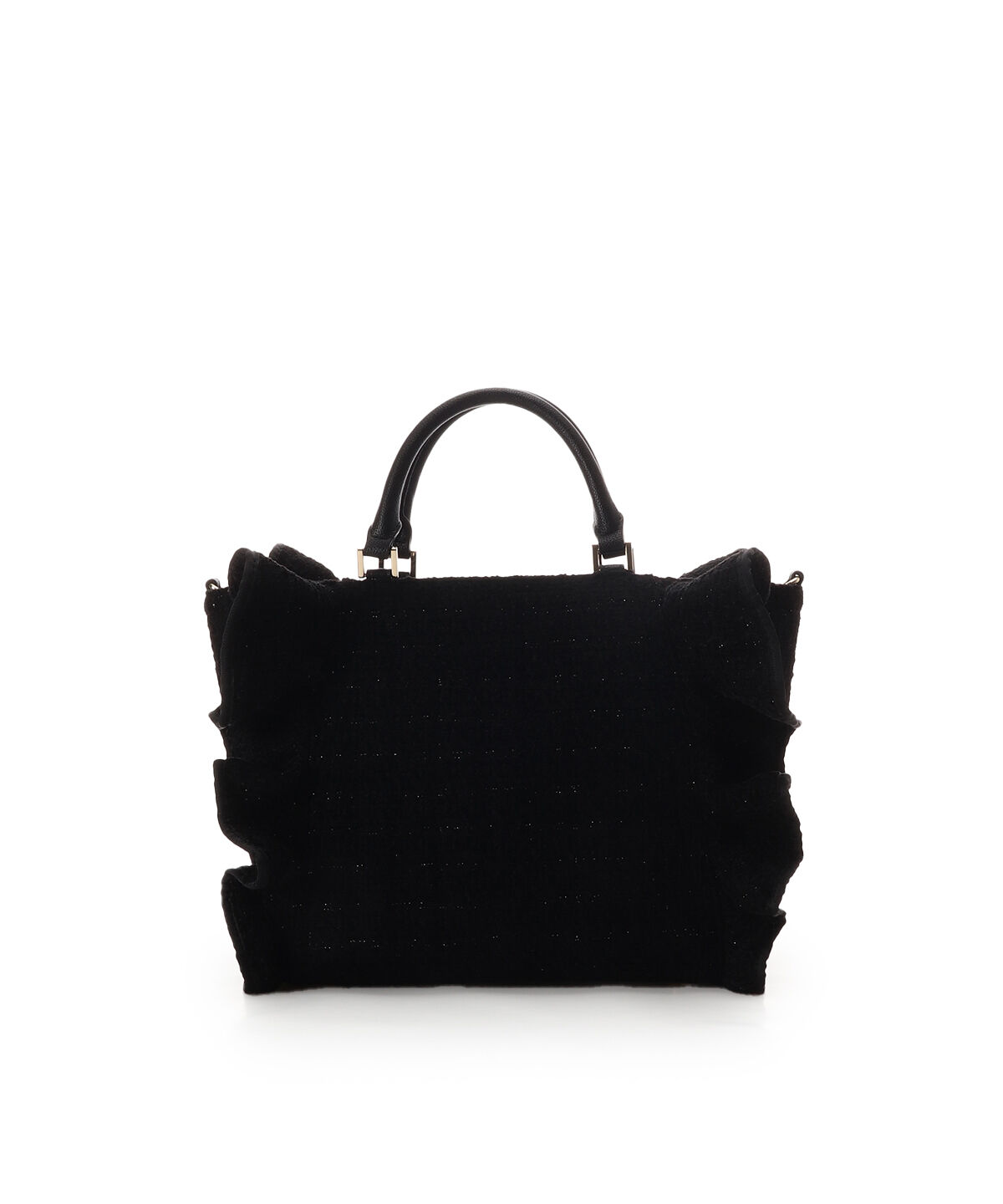 Samantha Vega「ツイードフリルハンドバッグ（大）」|ハンドバッグ|