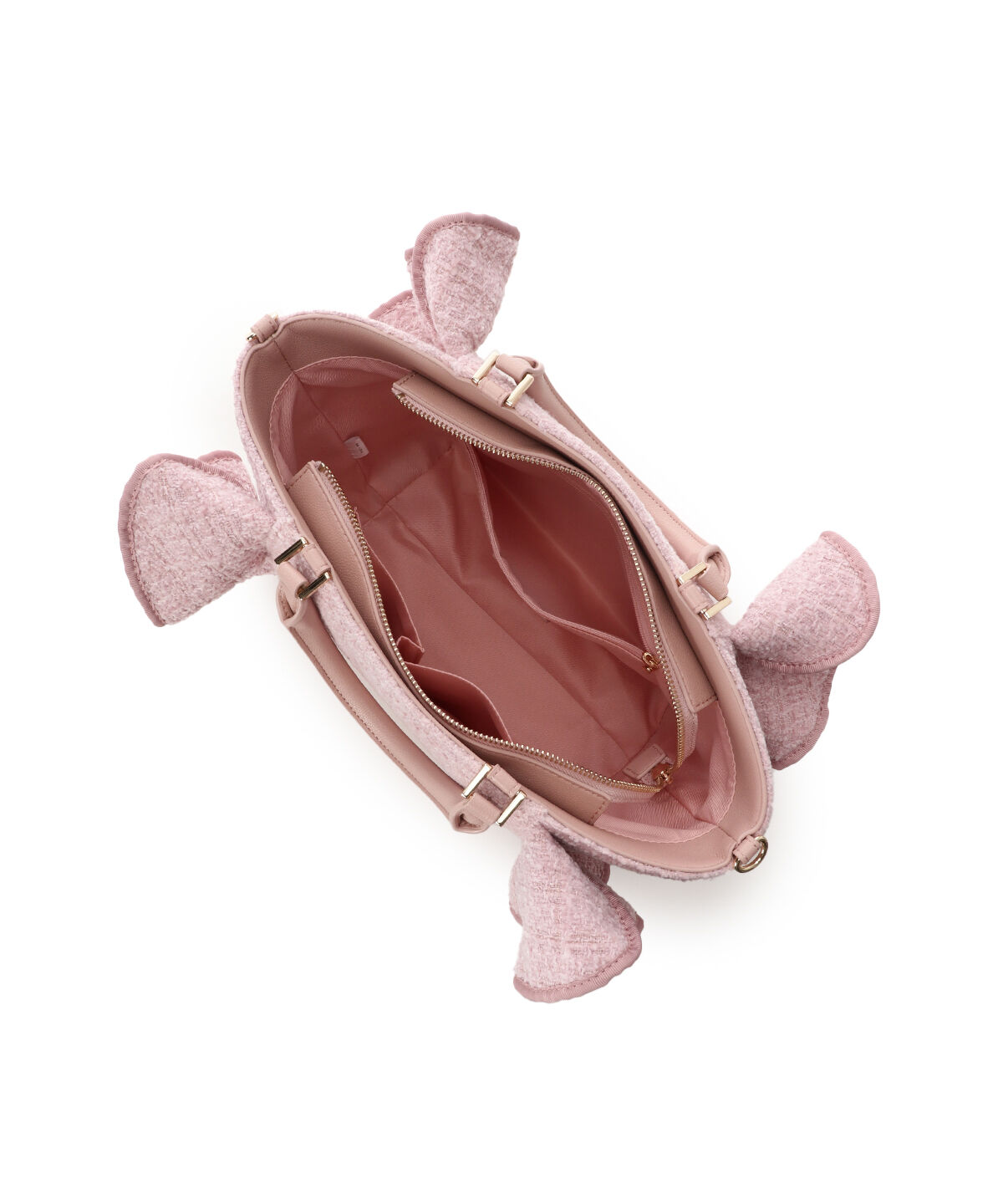 Samantha Vega「ツイードフリルハンドバッグ（大）」|ハンドバッグ|