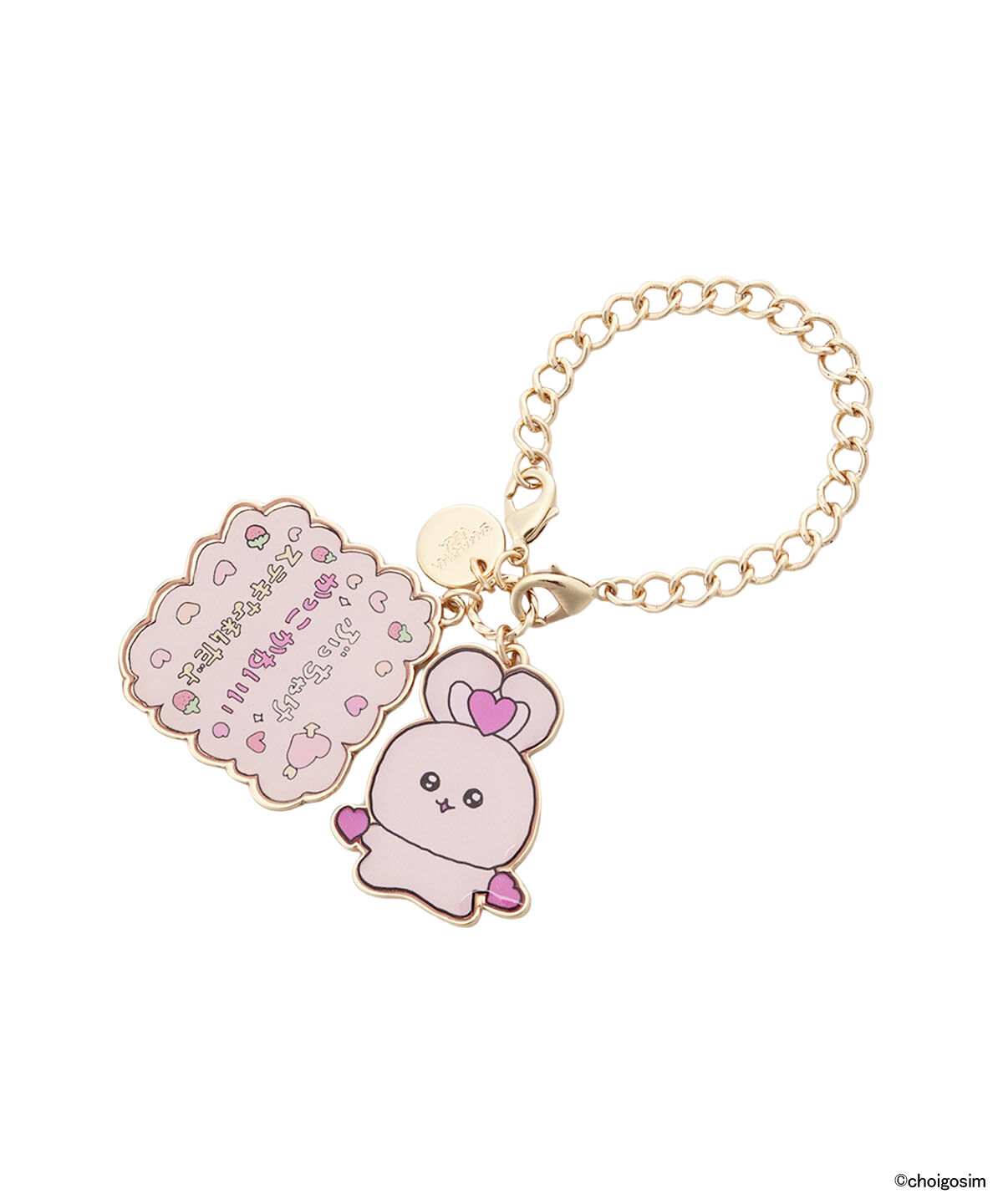 Samantha Vega「チェゴシム&times;SAMANTHAVEGA　「うさゴシム」２wayバッグチャーム」|チャーム・キーホルダー|ゴールド