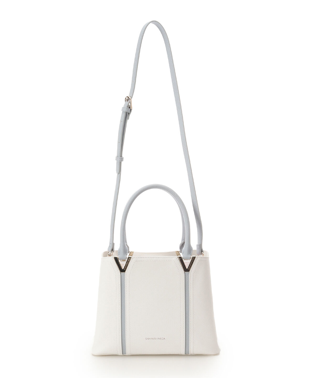 Samantha Vega「Vカットハンドバッグ」|ハンドバッグ|